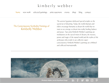 Tablet Screenshot of kimberlywebber.com
